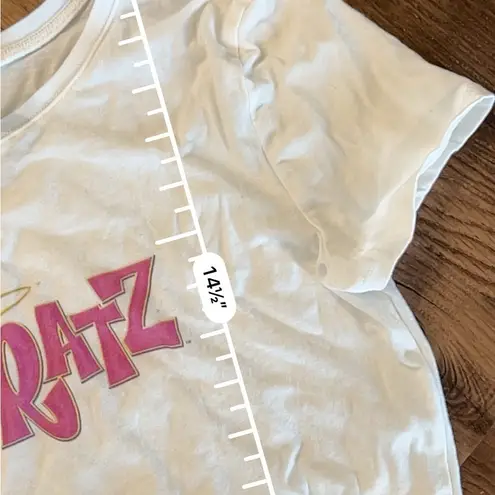 Bella Canvas Bratz white pink baby tee