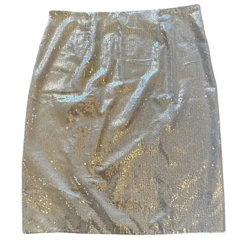 Cider NWT Gray Sequin Knee-Length Skirt Size 3X