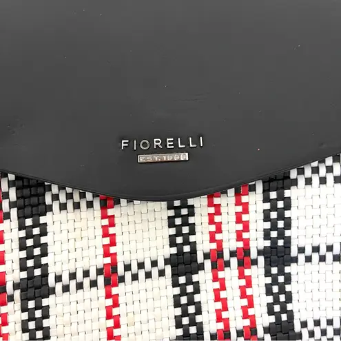 Fiorelli Black and Red Plaid Crossbody Bag