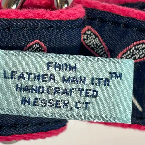 Eliza B Navy Pink Lacrosse Crossed Sticks Belt Size M Preppy Y2k Blue Size M