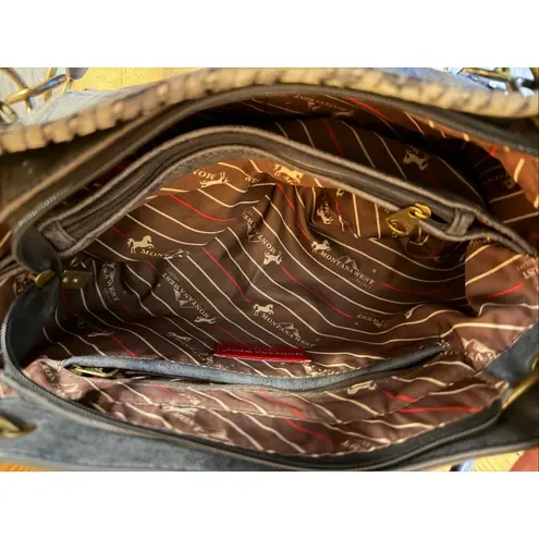 Montana West Western Studded Bronze Buckle Conceal Carry Purse (6198)