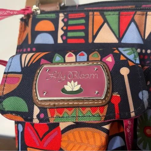 Lily bloom  hobo crossbody bag in the "Karma Bloom" or "Turtle Power" pattern