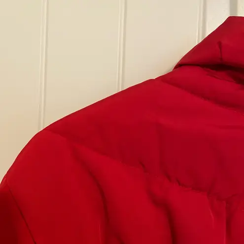 EUC INC International Concepts women’s red puffer zip winter coat jacket XL