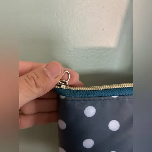 Dabney Lee Arctic Zone Insulated Soft Lunch Tote Blue White Polka Dots