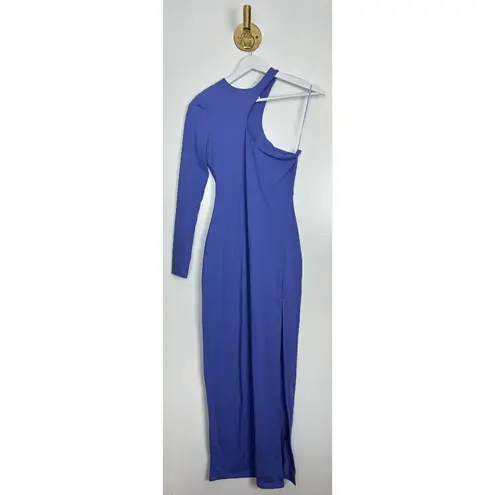 Susana Monaco Cutout One-Shoulder Long Sleeve Dress in Orchid Size X-Small