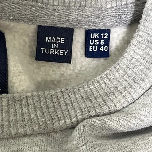 Superdry Gray Logo Sweatshirt Women’s Size 8 Crewneck Pullover VGUC