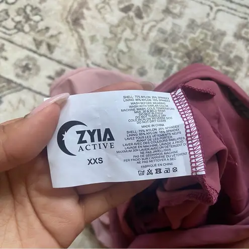 Zyia  Pink and Burgundy Shirts with Spandex