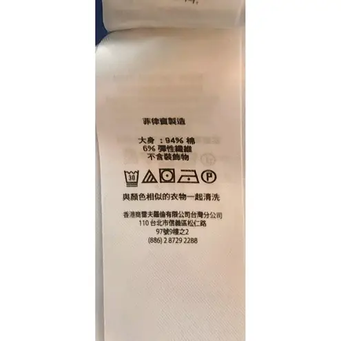 Ralph Lauren Lauren Ralph‎ Lauren Black Label Womens Size XXL Top Boat Neck Long Sleeve Blue