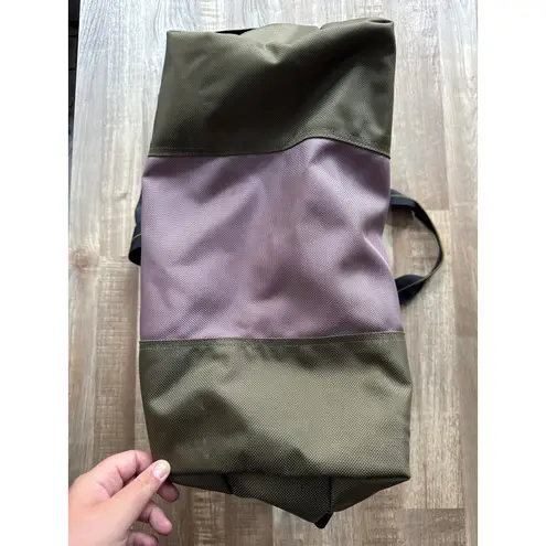 Timbuk2 Large Cargo Tote in Dark Brown and Rose Pink with Adjustable Strap - Image 4