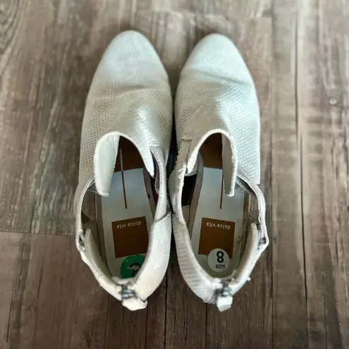 Dolce Vita Tan Heeled Ankle Booties