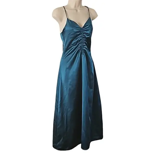 Jason Wu A-Line Emerald Ruched Spaghetti Strap Dress – Size XS, NWOT
