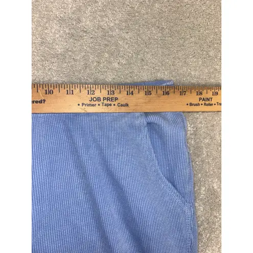 Sundry Sunnyside By Pants Women's Large Lt Blue Waffle Knit Drawstring Lounge