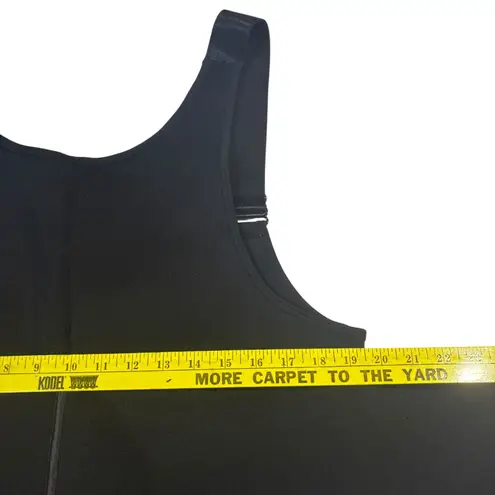 What Waist Full Body Sauna Suit Shaper Women's 6XL Black Zip Up Adjustable Strap Size 5X