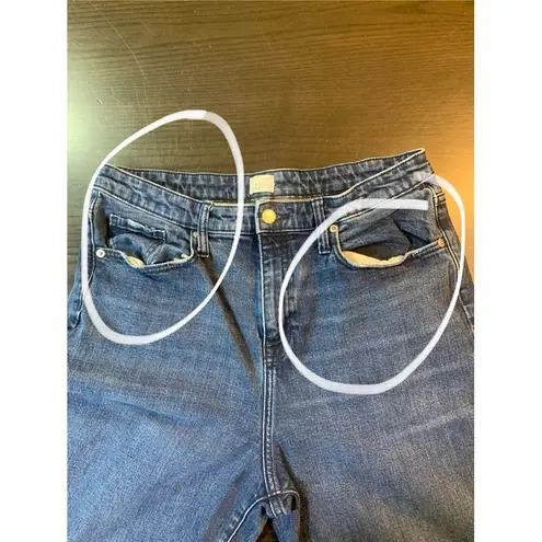 A New Day  Womens 14 Medium Wash Stretch Straight Leg Minimalist‎ Bikercore