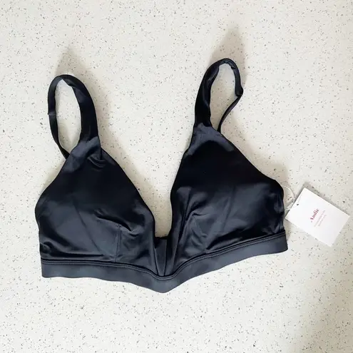 ANDIE  The Tahiti Bikini Top Black Size Small