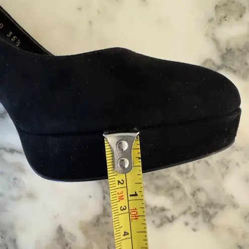 Sergio Rossi NWT Manhattan Pumps Black Suede Sz 35.5/5.5