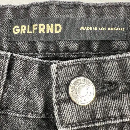 GRLFRND Revolve  The Karolina High Rise Straight Crop Jean Washed Black Size 28 - Image 4