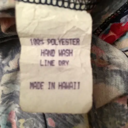 Hawaii Made Cinnamon Girl Dress/swim cover up Size L