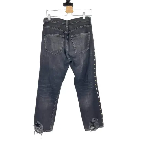 Citizens of Humanity  Gia Jeans Studded Dark Tempest Black Denim Size‎ 29