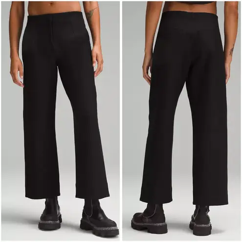 Lululemon  Women's Utilitech Relaxed Mid-Rise Trouser Pants 7/8 Length in Black 4 - Image 2