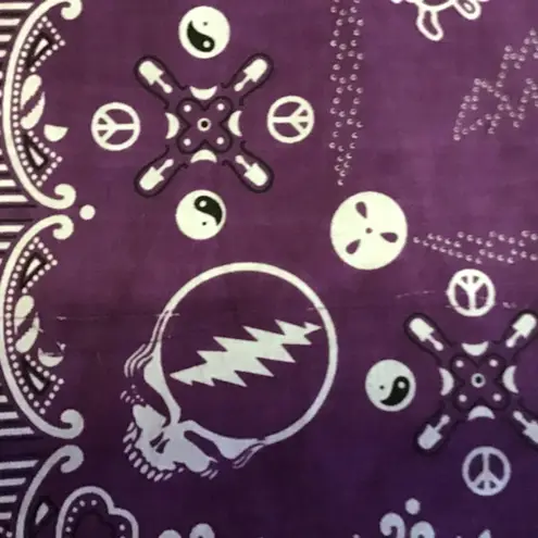 Grateful Dead purple  dancing bear bandana