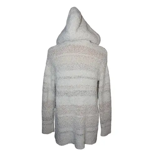 Crave fame  Sherpa Women's Cardigan Small with Pockets Hooded Long Sleeve Soft