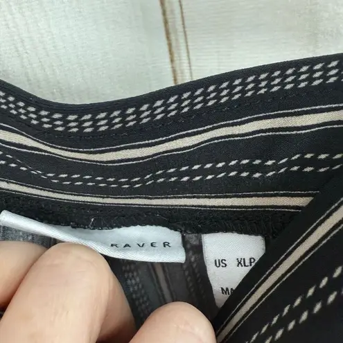 Susan Graver Women’s XLP Striped Stretchy Pull on Pants