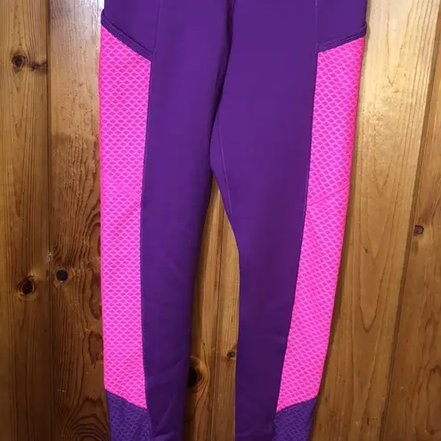 Nike  Women's Therma-fit workout leggings pink/purple size small gym fitness