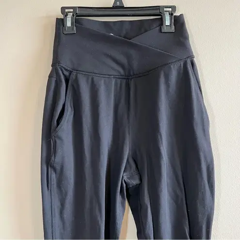 Lululemon  Sunset Salutation Black Cropped Jogger Leggings 4