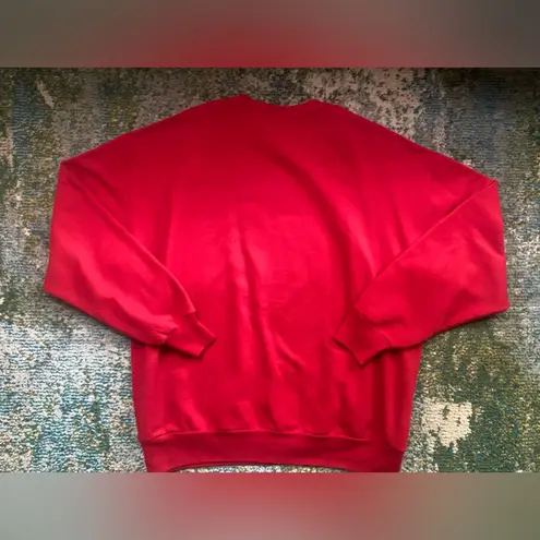 Vintage Christie Alexander San Francisco Marine Club jewel sweatshirt, size XL Red
