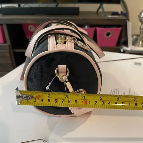 Juicy Couture  Pink/ Black Mini Barrel Crossbody Bag