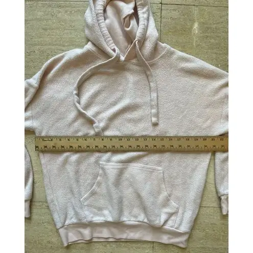 Soft Serve Cozy Cream Hoodie Pullover Sweatshirt Casual Loungewear Small Pink