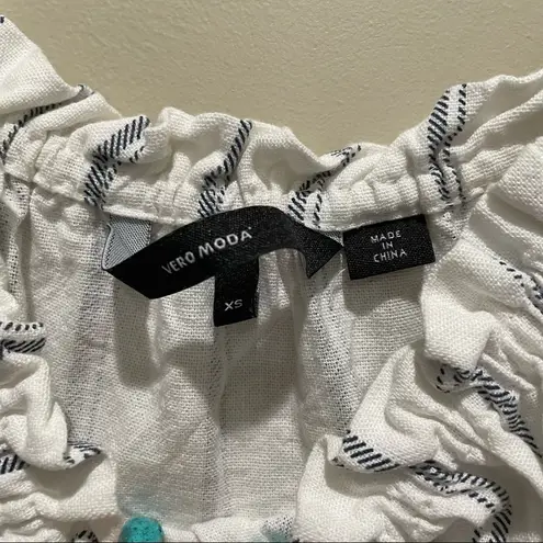 VERO MODA Vera Moda Off the Shoulder Striped Top Size XS
