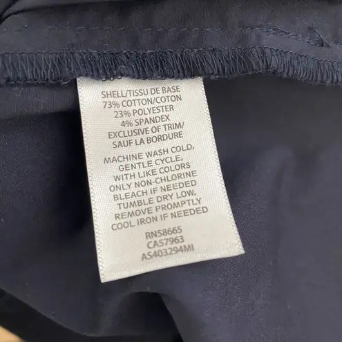 1901 Nordstrom Cinched Waist Long Sleeve Navy Blue Dress Size XL