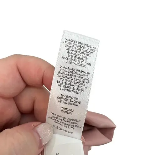 Dress the Population Dress the Population Elle Sweetheart Neck Sheath Midi Dress Blush Pink Small