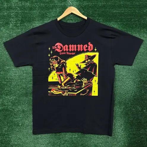 The Damned Grave Disorder Punk Rock Band T-Shirt Size Large
