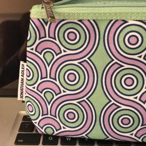 Clinique Jonathan Adler-designed Makeup Bag Purple & Green