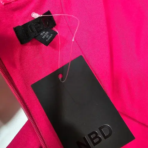 NBD  Lucilda Gown in Hot Pink XS