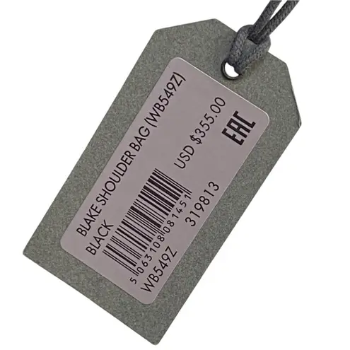 NEW AllSaints BLAKE Pebbled Leather Shoulder Crossbody Bag in Black