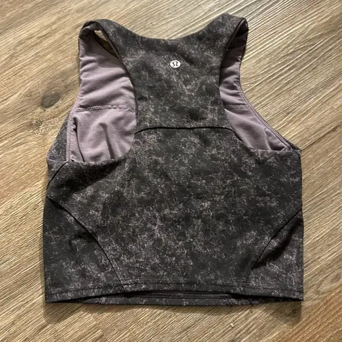 Lululemon  Invigorate Training Tank Top Dusky Lavender Black 2