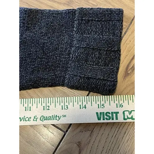 Christopher Banks Crochet Tight Knit Sweater Big Button Cardigan Size Medium