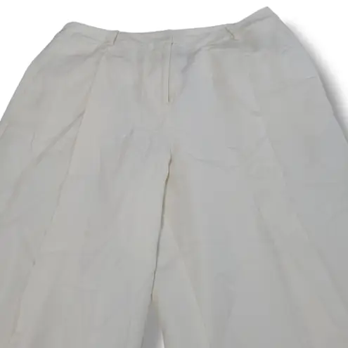 Lattelier New Pants Size Small W30"xL27" Women's Dress Pants Pleated Linen Blend