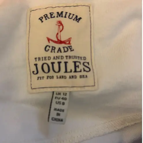 Joules UK 12 EU 40 US 8 Striped Long Sleeve Top Nautical White Red Blue