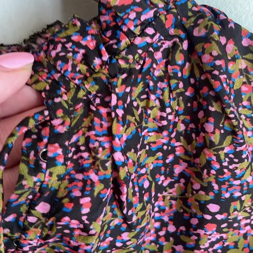 Apiece Apart Betina Blouse in Tiny Petals Magenta