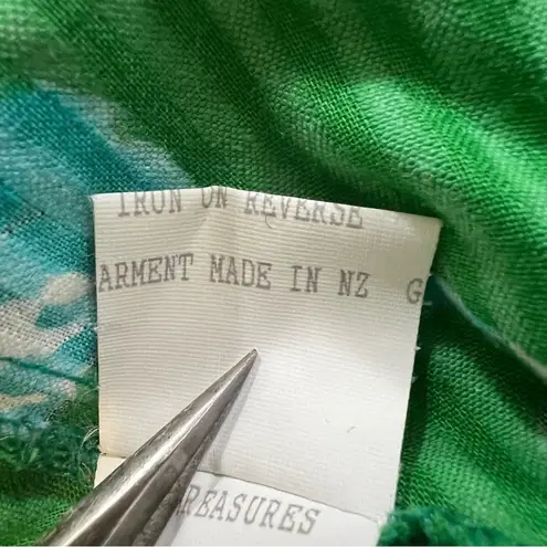 TRELISE COOPER Applique Yourself SKIRT Kelly Green Poppy Print Fairycore Fun Size 8