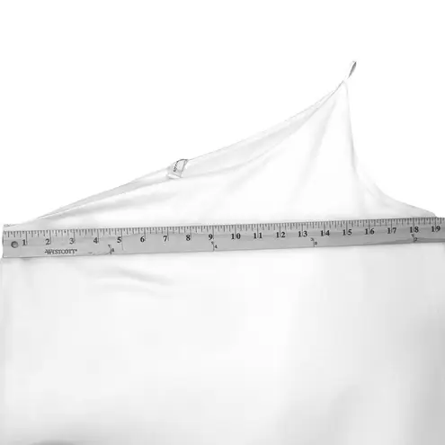 Tyche One Shoulder Pullover Flowy Blouse Tank Top Tunic Shirt White L NWOT