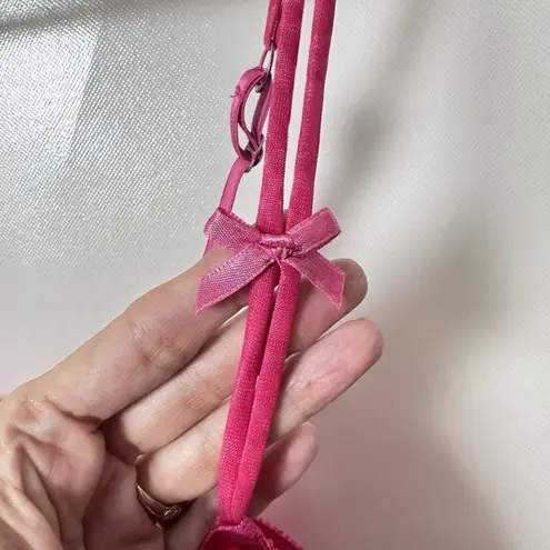 Y2K Floral Babydoll Chemise Slip Top Pink Lace Fairy Coquette Angel Whimsy M Size M