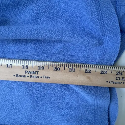 L.L. Bean 1/4 Zip Blue Lightweight Activewear Poly Fleece Top Size M Size M
