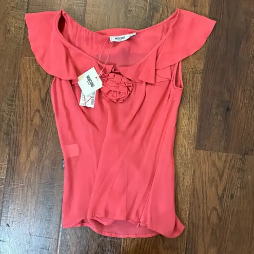 Moschino JEANS top, made in Italy, size 4, NWT