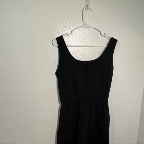 Vintage PG Collections Ginger Bort Jumpsuit Black White Embroidered